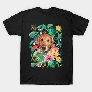 Tropical Labrador Retriever 2 T-Shirt